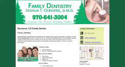 Desktop Screenshot of osbornefamilydentistry.com